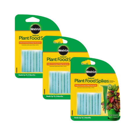Miracle-Gro Indoor Plant Food Spikes, 1.1 Oz - 24 Spikes