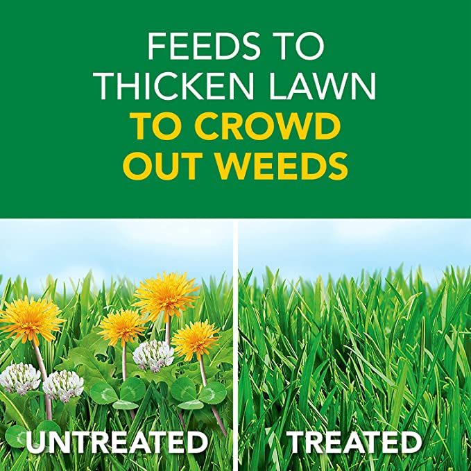 Scotts Turf Builder Weed and Feed 3, covers 5000 Sq. Ft., 14.29 lbs. (6.48 Kg)