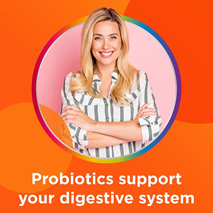 Centrum Immune & Digestive Support, Probiotic Supplement with Vitamin C, Zinc, Organic Botanical Blend, Bacillus Coagulans for Immune Support