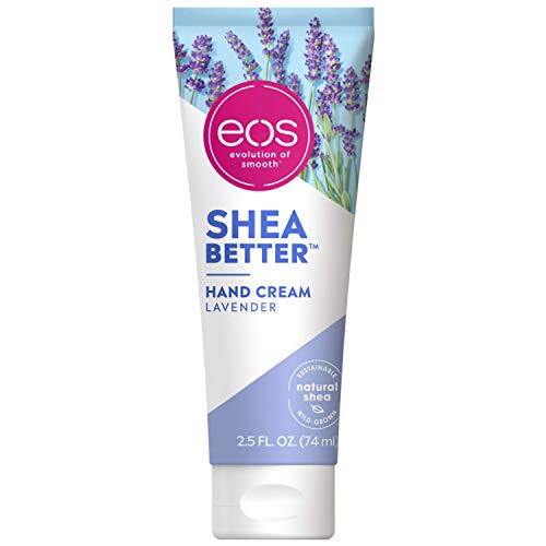 eos Shea Better Hand Cream - Lavender | Natural Shea Butter Hand Lotion and Skin Care | 24 Hour Hydration with Shea Butter & Oil | 2.5 oz,2040870