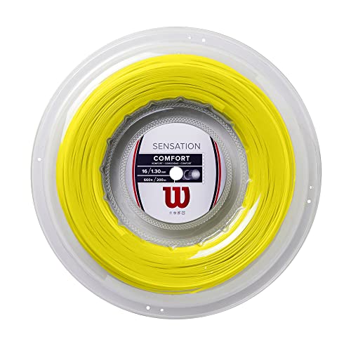 WILSON Sensation 16 Tennis String - Set, Yellow