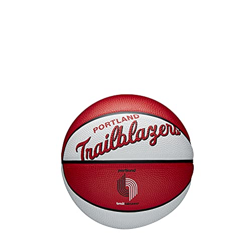 WILSON NBA Team Retro Mini Basketball - Portland Tail Blazers