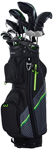 TaylorMade RBZ Speedlite Complete 13-Piece Set, Graphite, Left Hand, Regular Flex , Titanium, Black, White, Green