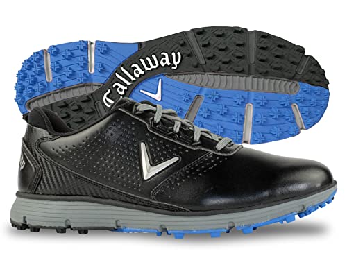 Callaway Men's Balboa Sport Golf Shoe, Black/Grey, 11.5