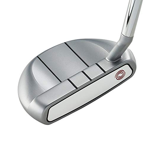 Odyssey Golf White Hot OG Putter (Right-Handed, Rossie Slant Neck, Steel, 35') , Silver