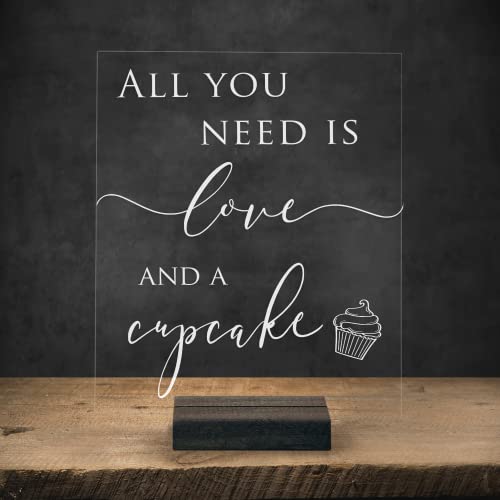 All You Need Is Love Acrylic Sign, Acrylic Dessert Table Sign, Acrylic Wedding Donuts Sign, Acrylic Donut Bar Sign, Dessert Bar Sign