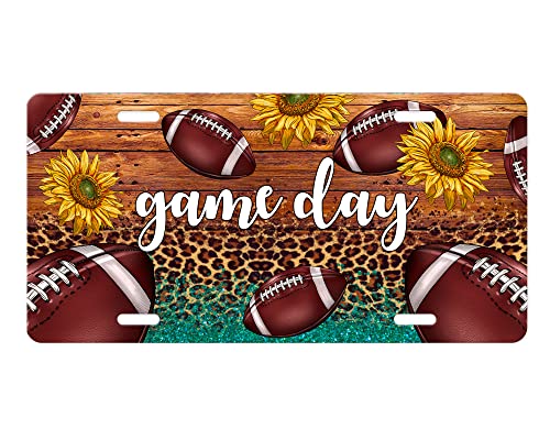 Vanity Decorative Aluminum Front License Plate (Game Day)