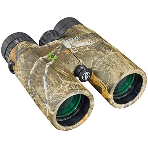 Bushnell Powerview 10x42 BoneCollector Binoculars, Adult Binoculars for All Purpose Use in Realtree Edge Camo