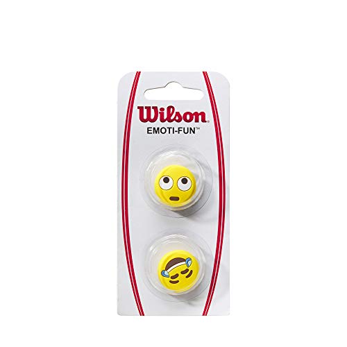 WILSON Emoti-Fun Tennis Dampeners - 2 Pack, Eye Roll/Crying Laughing Emojis