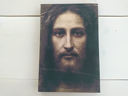 The Shroud of Turin Jesus Christ Face Canvas Print, Gallery Wrapped Print on Canvas, Print Size: 7x5 Inches