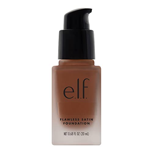 e.l.f. Flawless Finish Foundation, Lightweight & Medium Coverage, Semi-Matte Finish, Mocha, 0.68 Fl Oz (20mL)