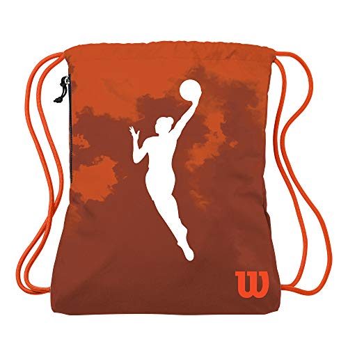 Wilson WNBA Fire Drawstring Basketball Bag - Orange