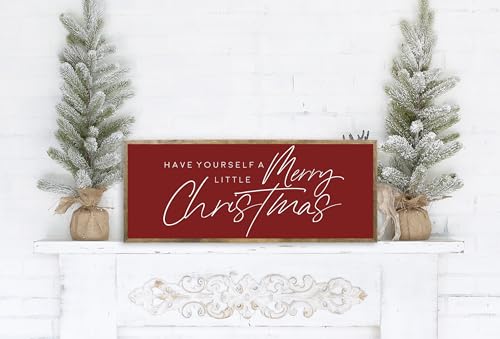 12x24 inches, Have yourself a Merry little Christmas | Christmas decor | Christmas room decor | Christmas wall decor | Farmhouse Christmas decor