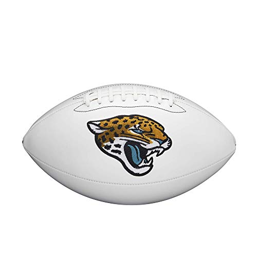 WILSON NFL Live Signature Autograph Football - Official Size, Jacksonville Jaguars