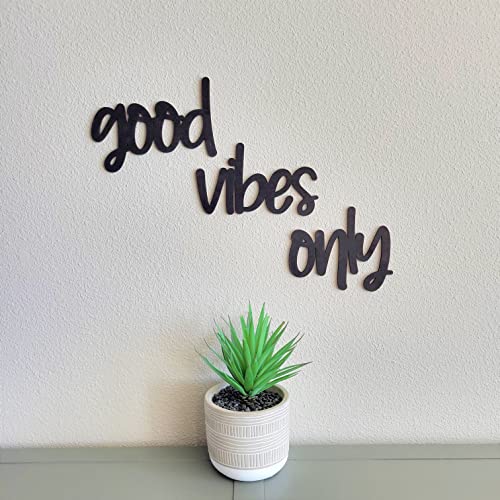 Good Vibes Only Wood Sign Home Decor Wall Art