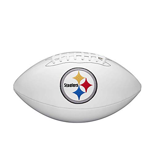 WILSON NFL Live Team Autograph Football-Pittsburgh, Pittsburgh Steelers