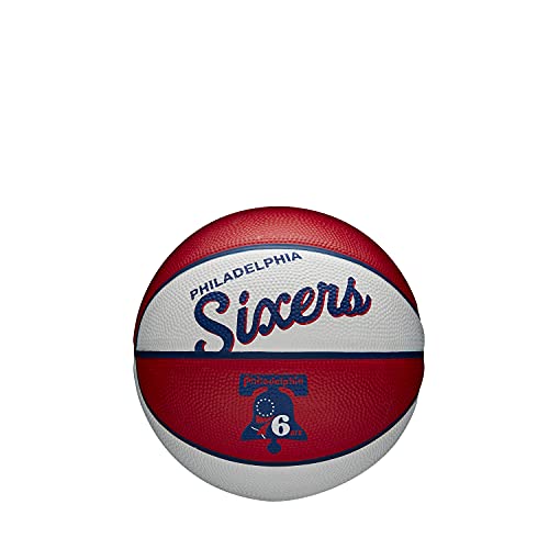 WILSON NBA Team Retro Mini Basketball - Philadelphia 76ers