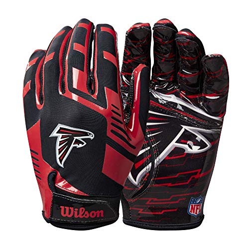 Wilson NFL Stretch Fit Football Gloves - Youth, Atlanta Falcons