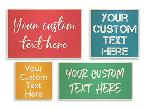 Custom Wood Signs Personalized | Farmhouse Decor | Personalized Signs | Father's Day Gift | Personalized Rustic Wood Signs | Custom Sign | Great Custom Gift for Him or Her | Ready to Hang!