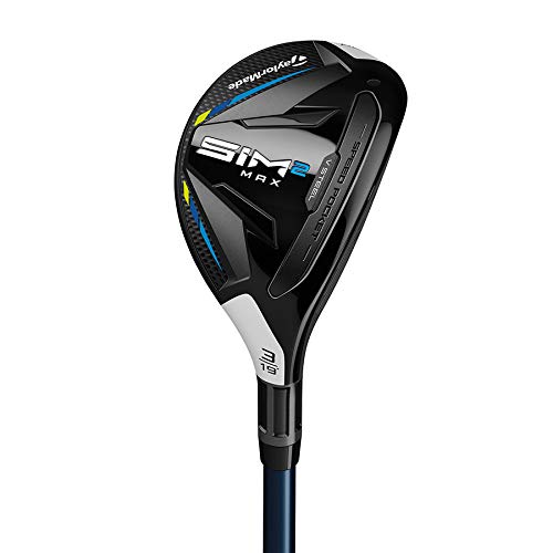 TaylorMade SIM 2 Max Rescue Mens Left Hand Graphite Stiff Rescue 3-19 Degree