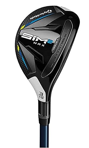 TaylorMade SiM 2 Max Rescue Mens Right Hand Graphite Regular Rescue 5-25 Degree , Black/White