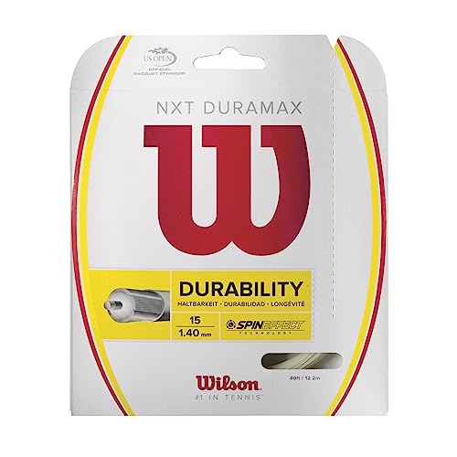 Wilson NXT Duramax 16 Tennis String - Set, White