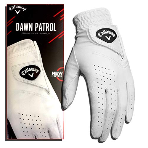 Callaway Dawn Patrol Glove (Left Hand, Cadet Large, Men's) , White