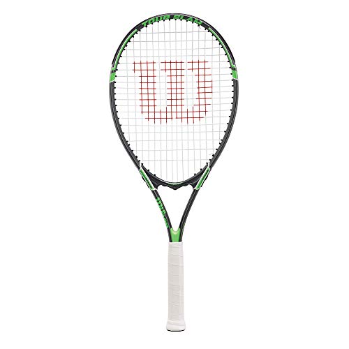 Wilson Tour Slam Adult Recreational Tennis Racket - Grip Size 4 - 4 1/2", Grey/Green