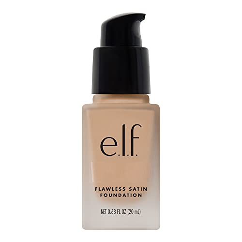 e.l.f. Flawless Finish Foundation, Lightweight & Medium Coverage, Semi-Matte Finish, Fawn, 0.68 Fl Oz (20mL)