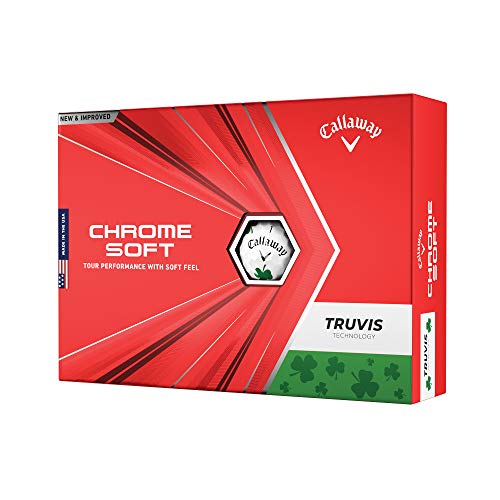2020 Callaway Chrome Soft Shamrock Truvis Golf Balls (One Dozen)