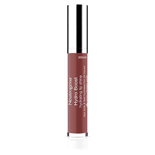 Neutrogena Hydro Boost Moisturizing Lip Gloss, Hydrating Non-Stick and Non-Drying Luminous Tinted Lip Shine with Hyaluronic Acid to Soften and Condition Lips, 90 Pink Mocha Color, 0.10 oz
