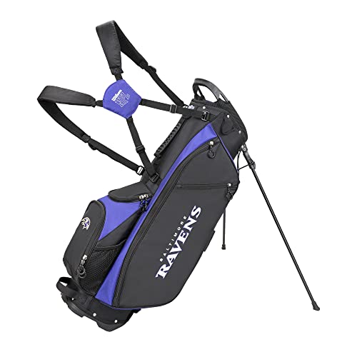 WILSON NFL Golf Bag - Carry, Baltimore Purple, 2020 Model