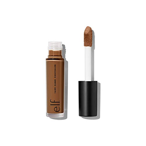 e.l.f. 16HR Camo Concealer, Full Coverage & Highly Pigmented, Matte Finish, Rich Chocolate, 0.203 Fl Oz (6mL)