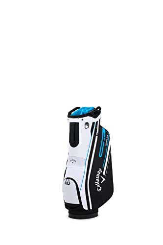 Callaway Golf CHEV 14 Cart Bag (White/Black/Cyan)