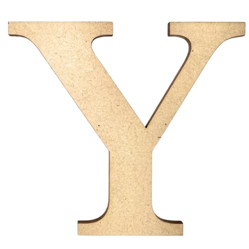 5" Tall MDF Letter Y | 1/8" Thick | Krafty Supply Letters | Times | Wooden Letter