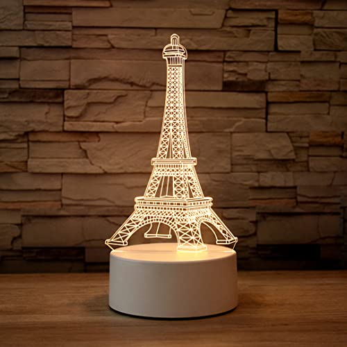 Night Lights for Kids Room Nursery Night Light dim Night Light LED (Eiffel Tower)