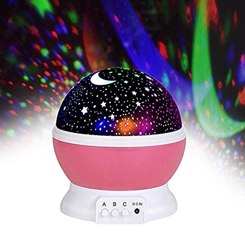 Toys for 4-5 Year Old Boys, Night Light Rotating Moon Stars Projector Night Lights for Kids Toys for 2-6 Year Old Girls Gifts for 2-6 Year Old Boys Girls