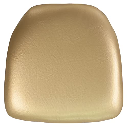 Flash Furniture 100 Pack Hard Gold Vinyl Chiavari Chair Cushion