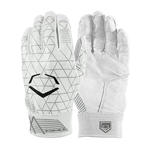 EvoShield EvoCharge Protective Batting Gloves - Youth Medium, White