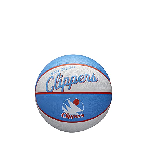 WILSON NBA Team Retro Mini Basketball - Los Angeles Clippers