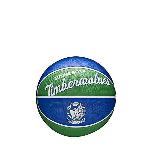 WILSON NBA Team Retro Mini Basketball - Minnesota Timberwolves