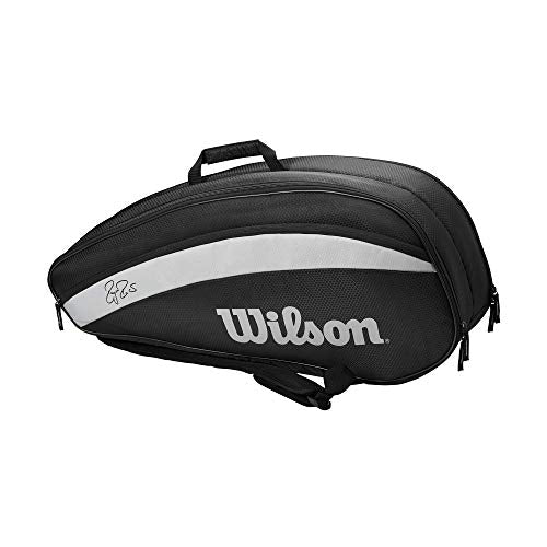 Wilson Roger Federer Team 6 Pack Tennis Bag - Black