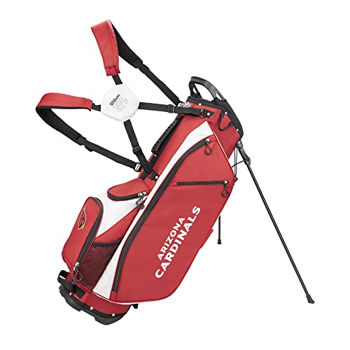 Wilson NFL Golf Bag - Cart, Arizona, Red, 2020 Model