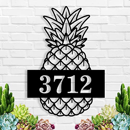 Custom House Address Numbers Metal Sign | Custom Home Street Number Gate Fence or Front Door Plaque | Realtor Closing Gift | Outdoor Metal Number | Display Your Address and Street Name