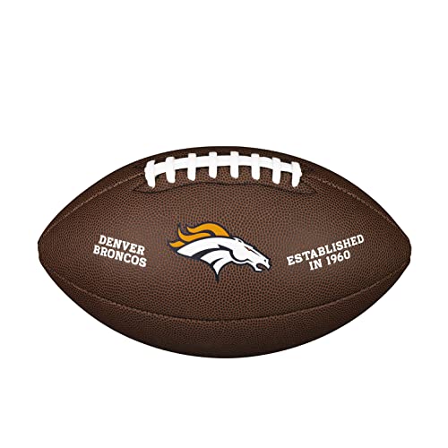 NFL Team Logo Composite Football, Official - Denver Broncos