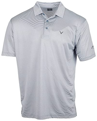 Callaway Men's Pro Spin Fine Line Short Sleeve Golf Shirt (Size X-Small-4X Big & Tall), Infinity, XX-Large