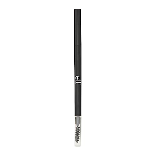 e.l.f. Ultra Precise Brow Pencil, Creamy, Micro-Slim, Precise, Defines, Creates Full, Natural-Looking Brows, Tames and Combs Brow Hair, 0.002 Oz, Brunette, 1 Count