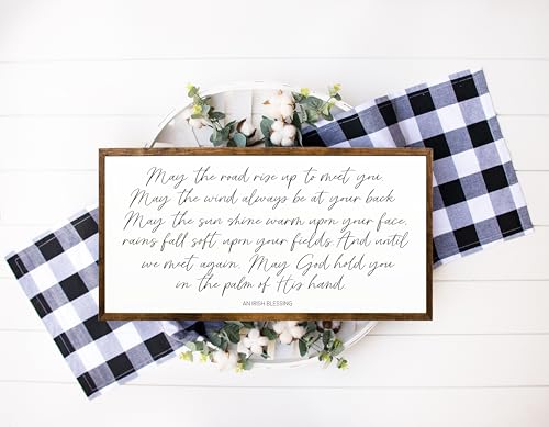 12x24 inches, Irish Blessing Sign | irish blessing | inspirational quotes | irish blessing sign | house warming gift | st patricks day decor | st patricks day | inspirational wall art