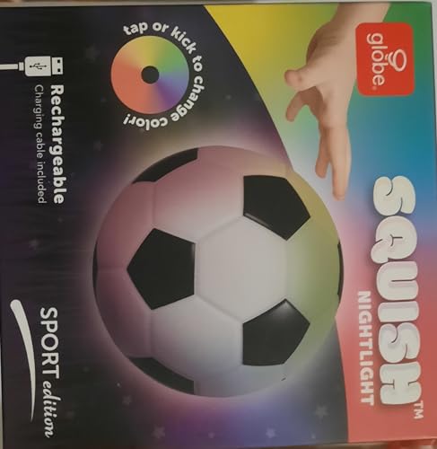 Squish Soccer Ball Night Light