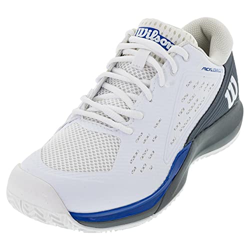 WILSON Rush Pro Ace Pickleball White/Stormy Weather/Classic Blue 12 D (M)